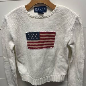 Ralph Lauren cotton flag sweater